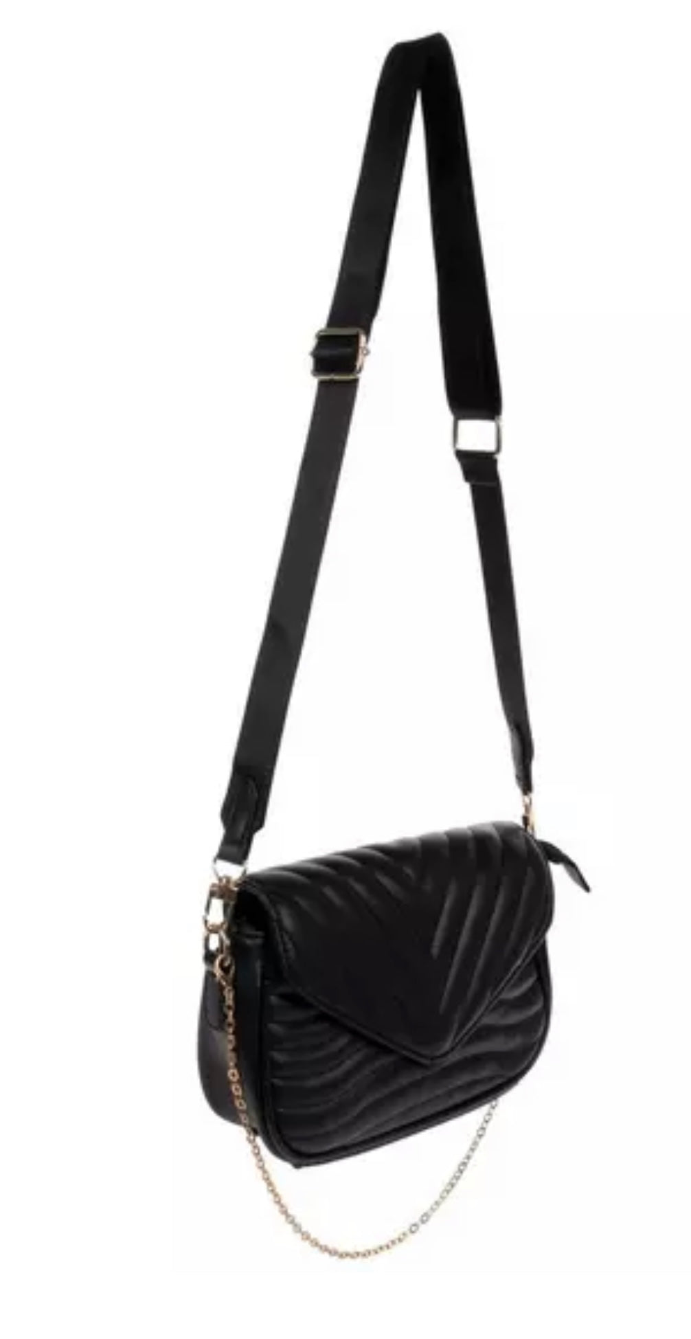 Fashion Black Crossbody Handbag