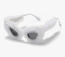 Load image into Gallery viewer, &quot;PLUSH FUZZY&quot; WHITE SHADES
