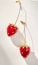 Load image into Gallery viewer, “STRAWBERRY DANGLE” EARRINGS
