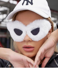 Load image into Gallery viewer, &quot;PLUSH FUZZY&quot; WHITE SHADES
