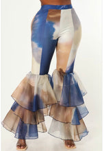 Load image into Gallery viewer, &quot;PRINA&quot; RUFFLE PANTS (BLUE)
