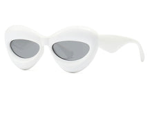 Load image into Gallery viewer, “CAT EYE WHITE” SHADES
