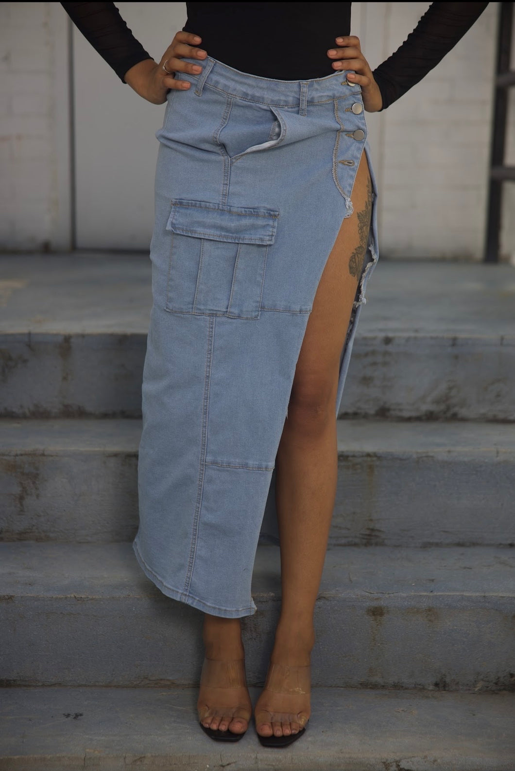 Dior Jean Skirt