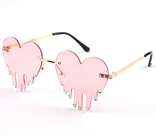 Load image into Gallery viewer, “CARDI GLAM PINK” HEART SHADES
