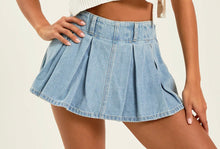 Load image into Gallery viewer, &quot;DAKOTA DENIM&quot; CHEER SKORT
