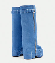 Load image into Gallery viewer, “GINA JEAN” DENIM BOOT
