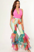 Load image into Gallery viewer, &quot;PRINA&quot; RUFFLE PANTS(PINK)
