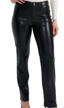 Load image into Gallery viewer, “OUT BACK” BLACK LEATHER PANTS
