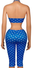Load image into Gallery viewer, “POLKA MIAMI” BLUE 2 PIECE SET
