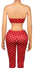 Load image into Gallery viewer, “POLKA MIAMI” RED 2 PIECE SET
