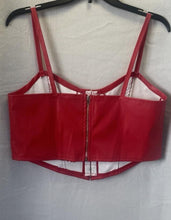 Load image into Gallery viewer, “BLAZING RED “CORSET
