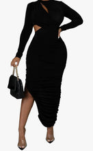 Load image into Gallery viewer, “SEXXY TRINA” BLACK DRESS
