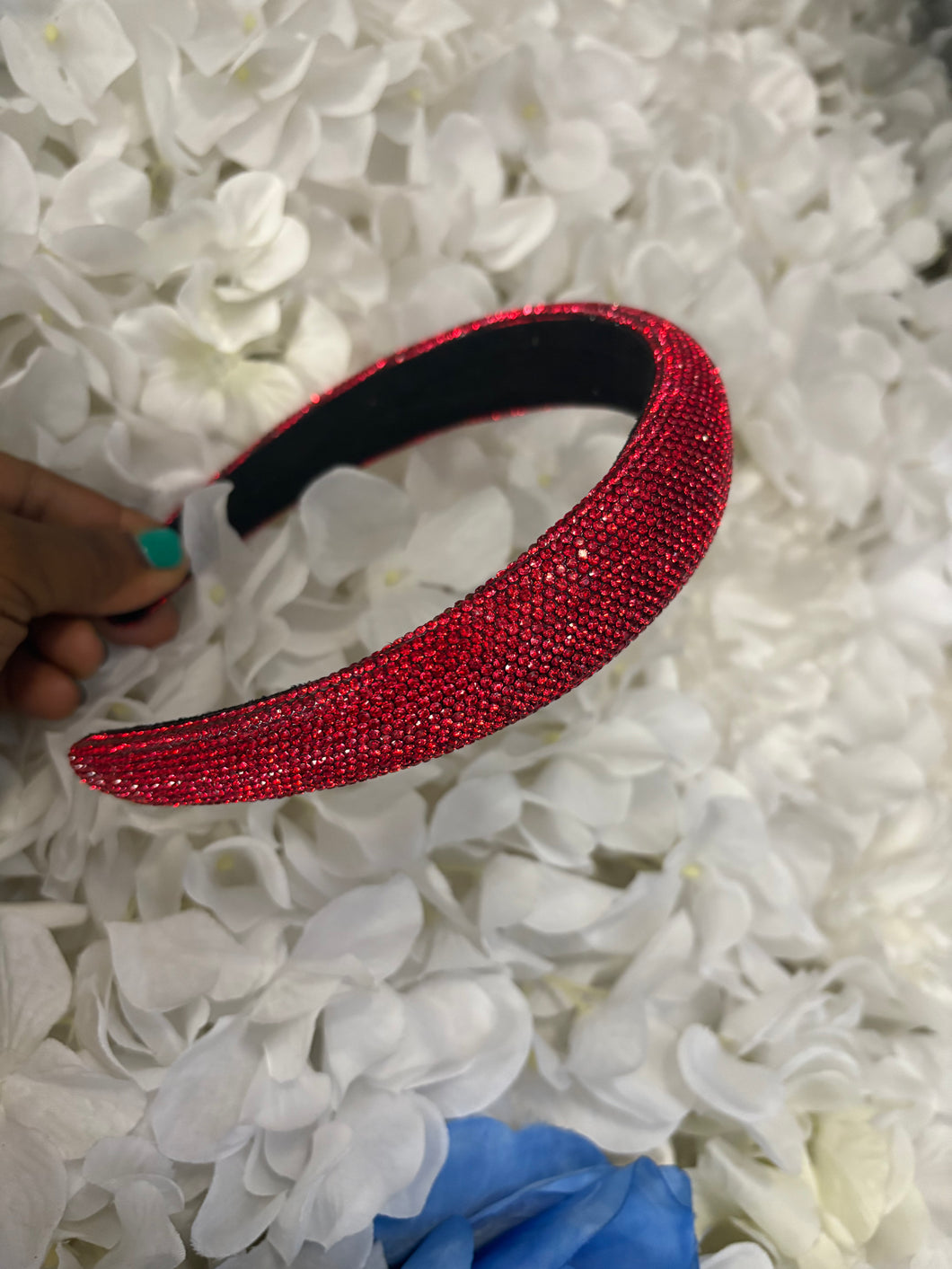 “RED CRYSTAL”  HEADBAND