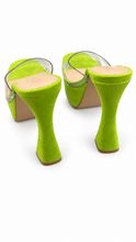 Load image into Gallery viewer, “BRATZ DOLL” GREEN HEEL

