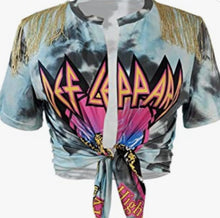 Load image into Gallery viewer, "CHEETAH HIGH" FRINGE TOP

