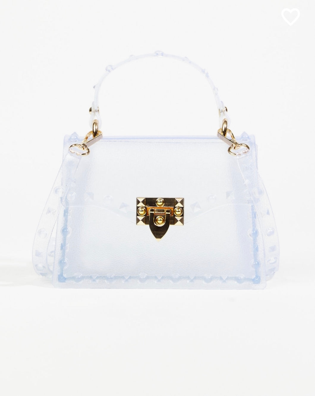 Clear Square Block Handbag