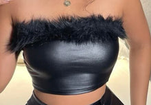 Load image into Gallery viewer, "FAUX LEATHER" TOP
