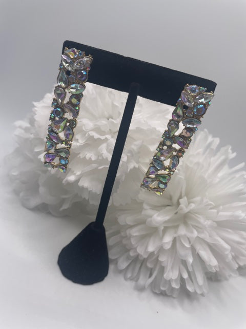 Iridescent Square Earrings