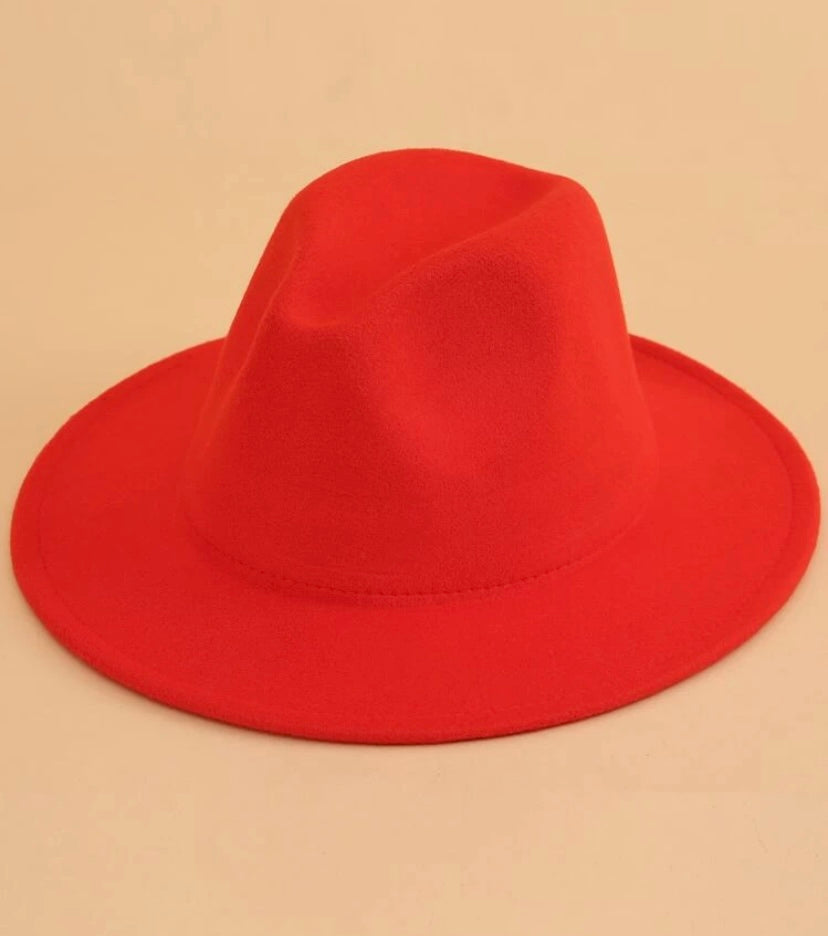 Red Fedora Hat