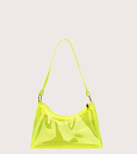 Load image into Gallery viewer, &quot;LIME&quot; TRANSPARENT HANDBAG
