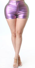 Load image into Gallery viewer, “METALLIC PURPLE “ SHORTS
