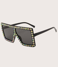 Load image into Gallery viewer, &quot;DIAMOND DIVA BLACK&quot; SHADES
