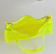 Load image into Gallery viewer, &quot;LIME&quot; TRANSPARENT HANDBAG
