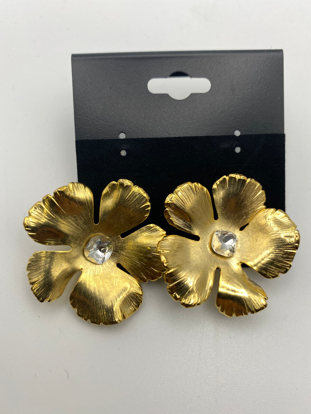 Flower Girl Gold Earrings